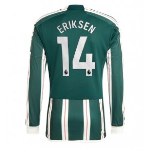 Manchester United Christian Eriksen #14 Bortatröja 2023-24 Långärmad